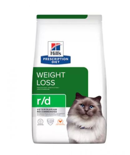 Hill's Prescription Diet r/d Weight Reduction ξηρή τροφή γάτας  1.5 kg
