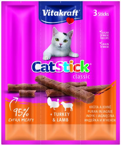 Vitakraft Cat Stick Classic - γαλοπούλα και αρνί  1 db