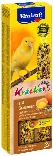 Vitakraft Kracker διπλό στικ με αυγό και σπόρους για καναρίνια  1 db