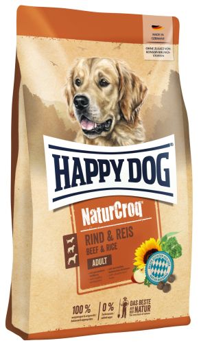 Happy Dog NaturCroq Ενηλίκων με Βοδινό & Ρύζι  15 kg