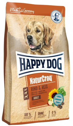 Happy Dog NaturCroq Ενηλίκων με Βοδινό & Ρύζι  4 kg