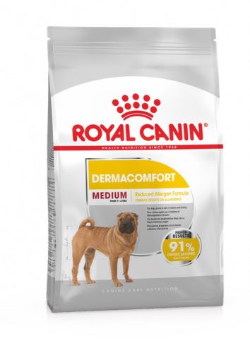 Royal Canin Medium Dermacomfort - ξηρή τροφή για μεσαίου μεγέθους ενήλικες σκύλους με ευαίσθητο δέρμα  3 kg