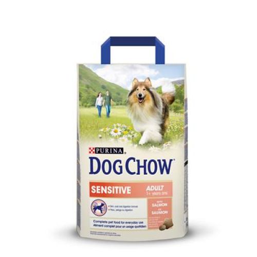 Dog Chow Ενήλικη Ευαίσθητη με Σολομό  2.5 kg