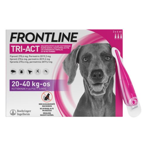 Frontline Tri-Act rácsepegtető kutyáknak L  3 db