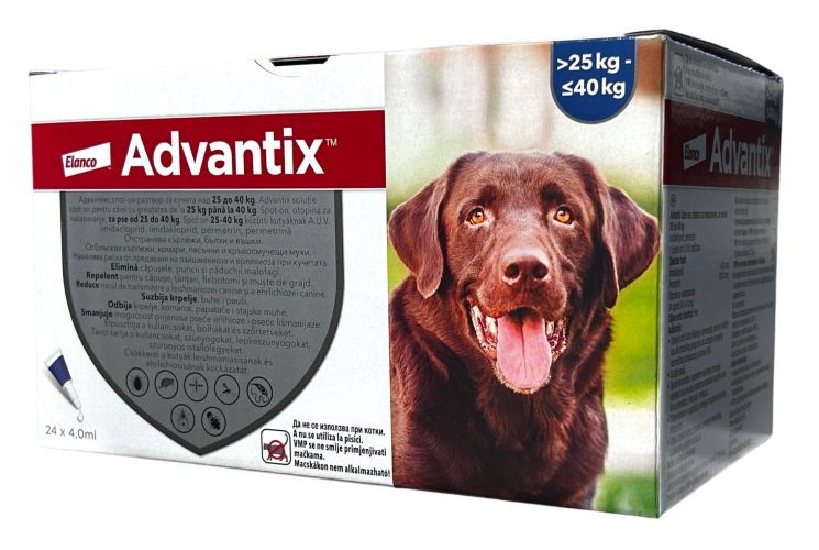 ADVANTIX SPOT-ON 4ML (25-40KG) 24 db