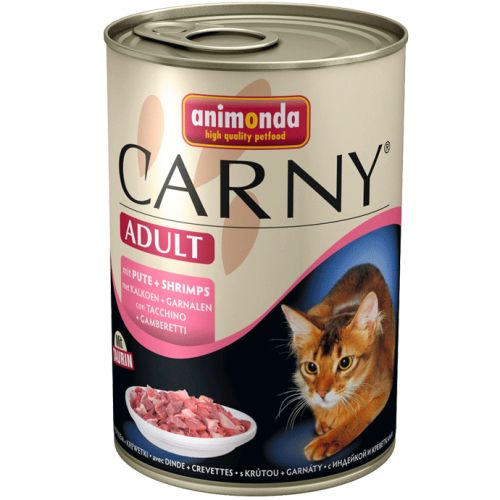 Animonda Cat Carny Adult, βοδινό, γαλοπούλα και γαρίδα  400 g