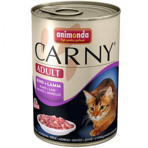 Animonda Cat Carny Adult, βοδινό και αρνί  400 g