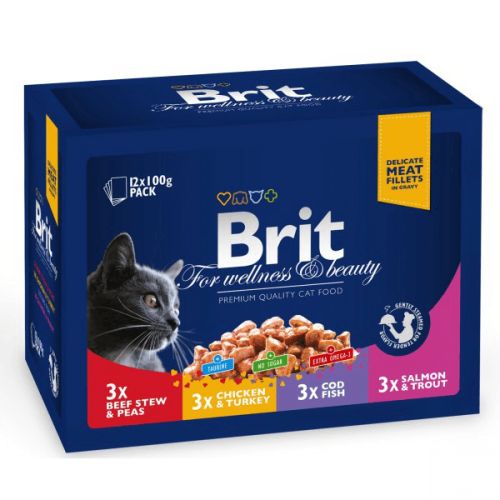 Brit Premium Cat Family multipack 12 x  100 g