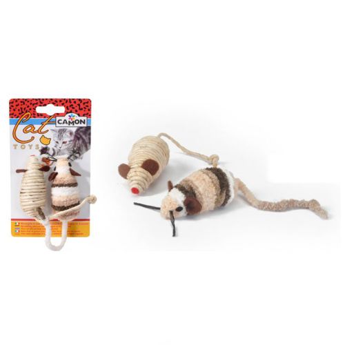 Camon ποντικάκια με κουδουνάκι για γάτες  2 db
