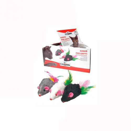 Camon λούτρινο ποντίκι για γάτες  1 db