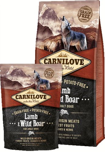 CarniLove Adult Αρνί & Αγριογούρουνο  1.5 kg
