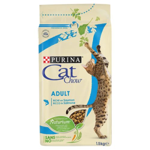 Cat Chow Adult με Σολομό  1.5 kg