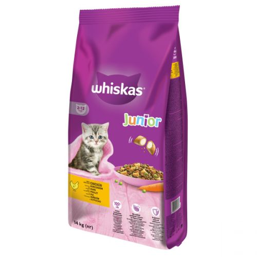 Whiskas Junior ξηρή τροφή με κοτόπουλο  14 kg
