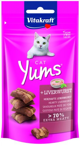 Vitakraft Cat Yums με συκώτι και λουκάνικο για γάτες  40 g