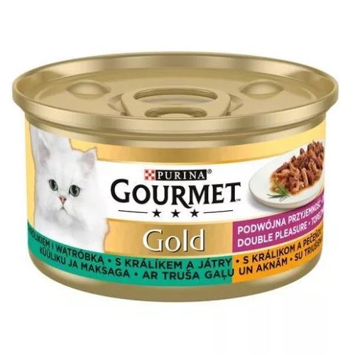 Gourmet Gold Duo εμπειρία nyúllal és májjal   85 g