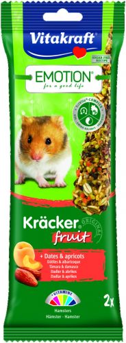 Vitakraft Emotion διπλό στικ με φρούτα, χουρμά & βερίκοκο  1 db