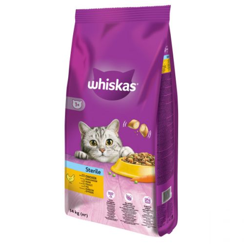 Whiskas ξηρή τροφή για στειρωμένες γάτες  14 kg