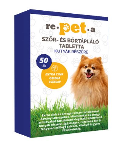 Repeta δισκία διατροφής τριχώματος και δέρματος για σκύλους  50 db