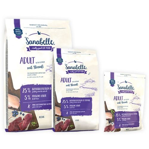 Bosch Sanabelle Ενήλικο Στρουθοκάμηλος  2 kg