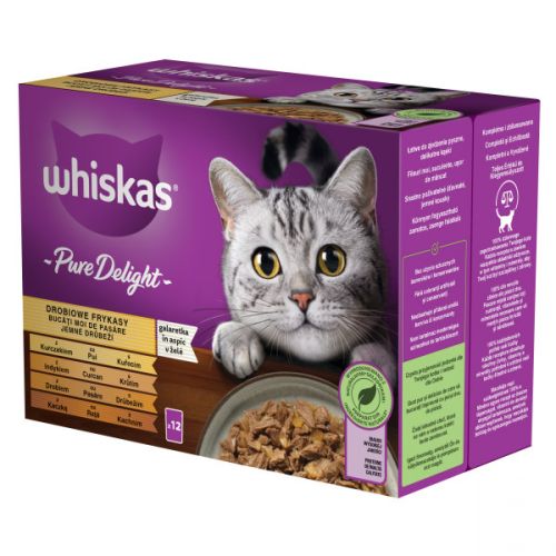 WHISKAS ΦΑΚΕΛΑΚΙ 12 PACK γεύση Casserole με πουλερικά 85 γρ 12 x  85 g