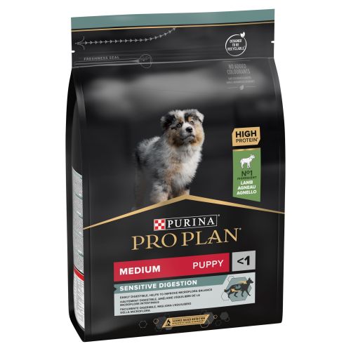 Pro Plan Puppy Medium Ευαίσθητη Πέψη Optidigest - Αρνί  3 kg