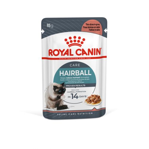 Royal Canin Hairball Care - υγρή τροφή σε σάλτσα για ενήλικες γάτες κατά της τριχόμπαλας  85 g