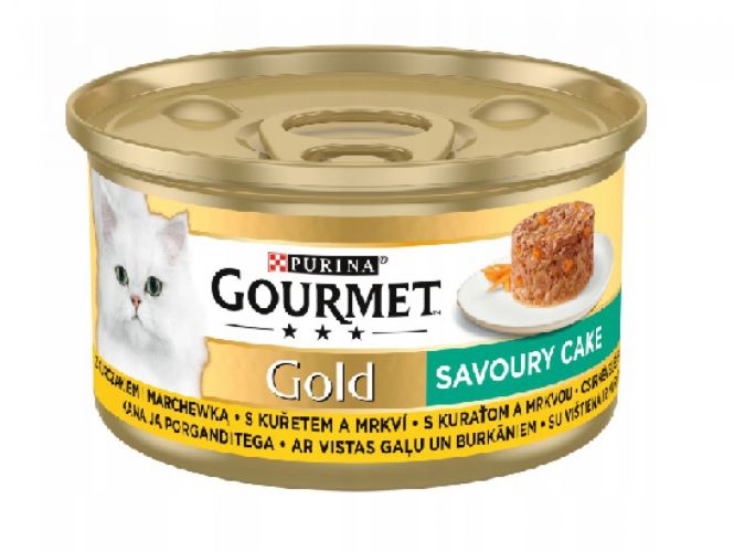Gourmet Gold Savoury Cake κοτόπουλο + καρότο  85 g