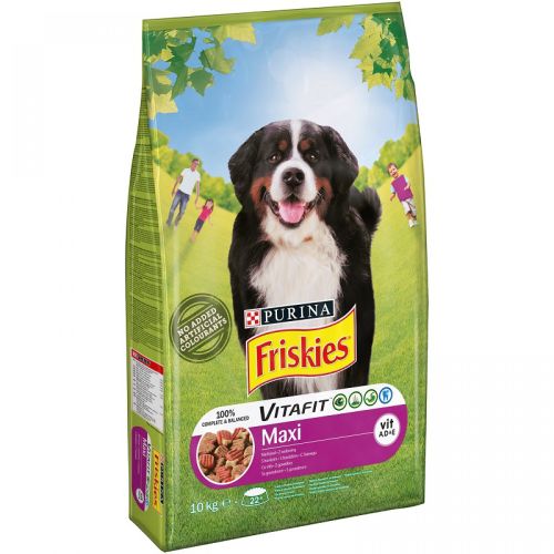 Friskies ξηρή τροφή σκύλου - Maxi με βοδινό  10 kg