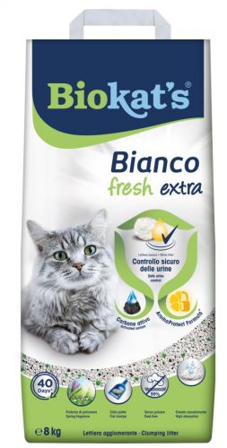 Biokat's Bianco Fresh Extra με ενεργό άνθρακα  8 kg