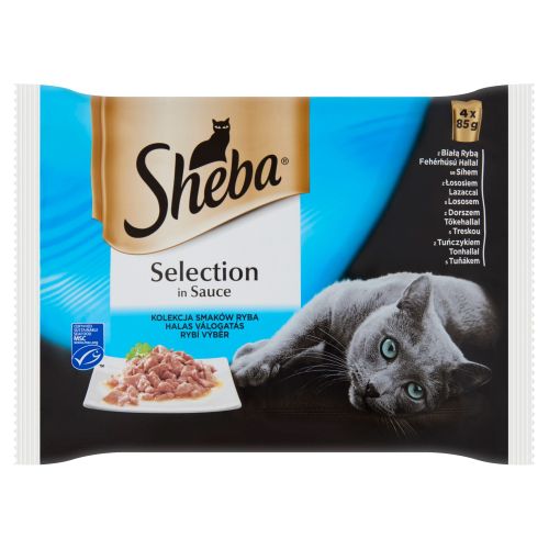 Sheba Selection φακελάκια - ποικιλία ψαριών 4 x  85 g
