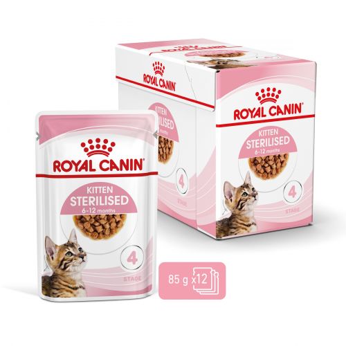 Royal Canin Kitten Sterilised - υγρή τροφή για στειρωμένα γατάκια 12 x  85 g