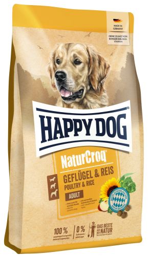 Happy Dog NaturCroq Ενήλικος Πουλερικά & Ρύζι  4 kg