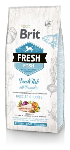 Brit Fresh Ενήλικος Μεγάλων Σκύλων Μύες & Αρθρώσεις - Ψάρι και Κολοκύθα  2.5 kg