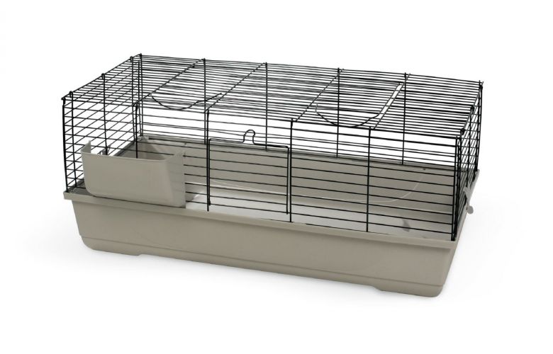 Baldo κλουβί για κουνέλια  Fekete- Drapp - 100x53x46 cm