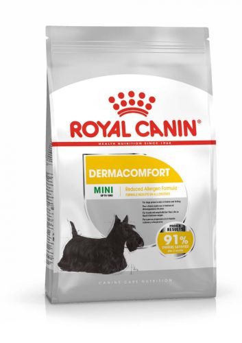Royal Canin Mini Dermacomfort - ξηρή τροφή για μικρόσωμους σκύλους με ευαίσθητο δέρμα  8 kg