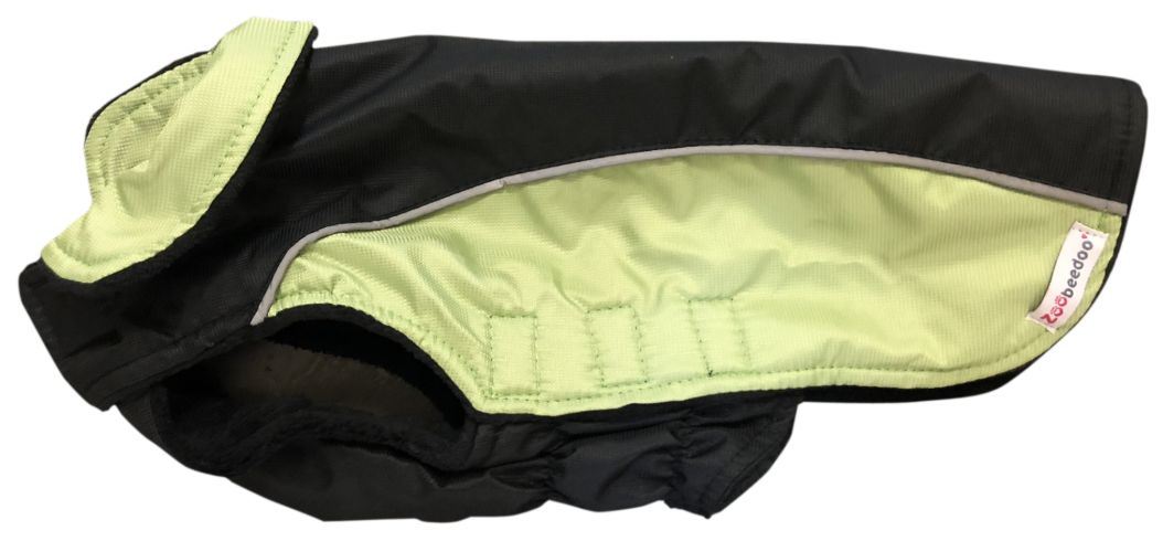 ZooBeeDoo ρούχο σκύλου Hawaii - πράσινο/μαύρο  34 cm