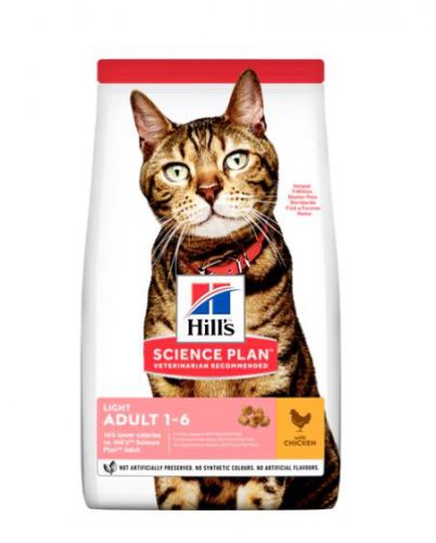 Hill's Science Plan Ενήλικη Ελαφριά ξηρή τροφή γάτας  1.5 kg