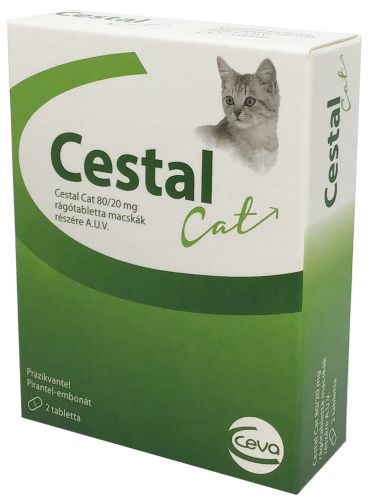 CESTAL CAT Μασώμενα Δισκία  2 tabletta