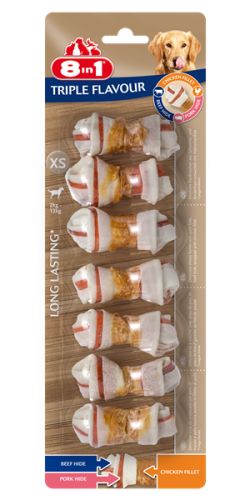 8 in 1 Triple Flavour μασητικό κόκκαλο   