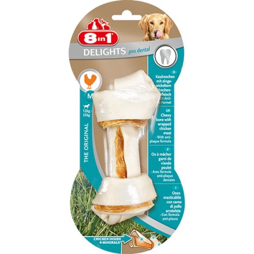 8 in 1 Delights Pro Dental - μασητικό κόκκαλο  M 