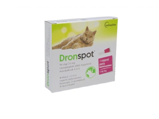 DRONSPOT 96MG/24MG A.U.V. 1,12 ML 2 x  1.12 ml