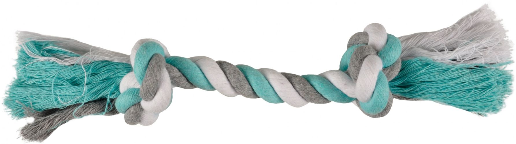 Flamingo Jim Playing Rope - σχοινί μασήματος με 2 κόμπους, μέντα  30 cm