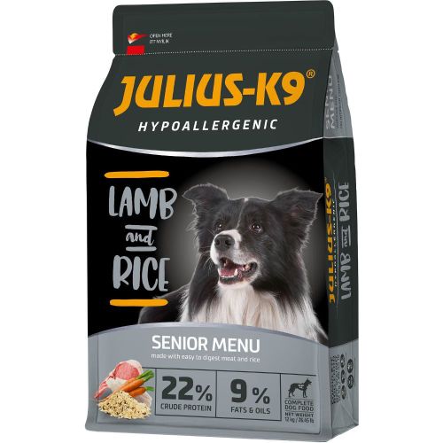 Julius-K9 Υποαλλεργικό Ηλικιωμένο - Αρνί & Ρύζι  12 kg