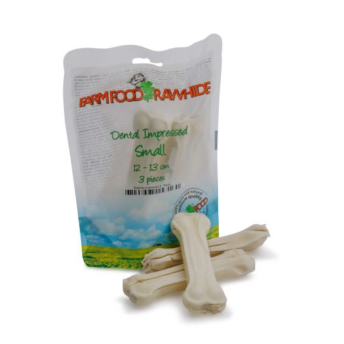 Farm Food Rawhide Dental Impressed Φακελάκι  12-13 cm - 3  db