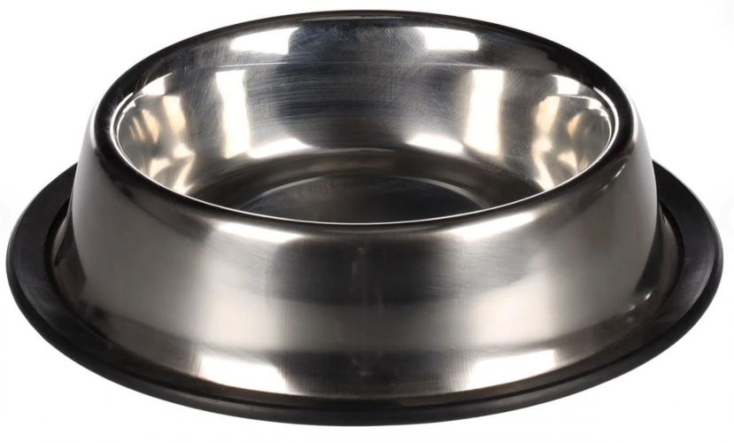 Flamingo Μεταλλικό Μπολ - Με Λαστιχένια Βάση 13 cm   1 db