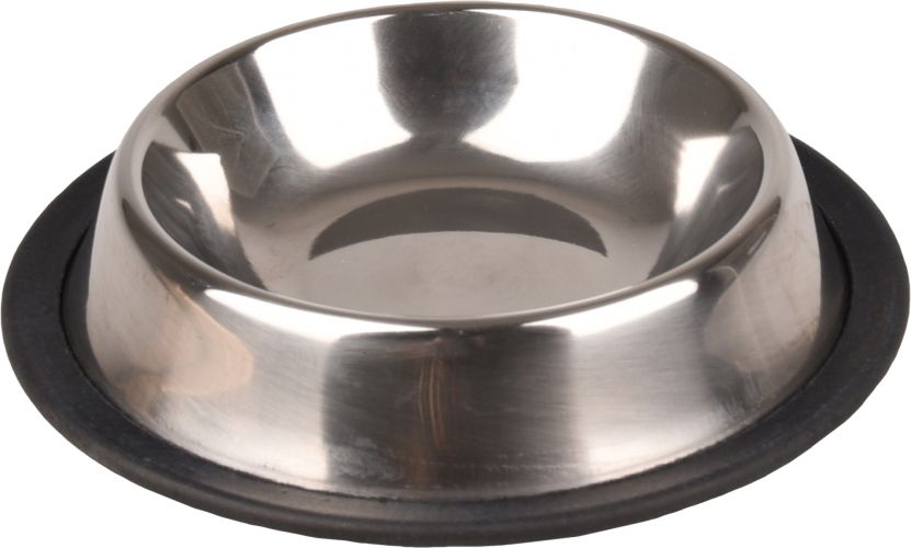Flamingo μεταλλικό μπολ για γάτες - με λαστιχένια βάση  190 ml