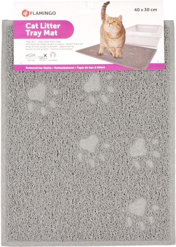 Flamingo χαλάκι εξόδου γάτας - Tumbi γκρι  40x30 cm