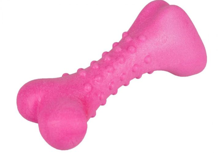 Flamingo Foam Dina Bone - σφουγγαρένιο κόκκαλο rózsaszín   13.5 cm