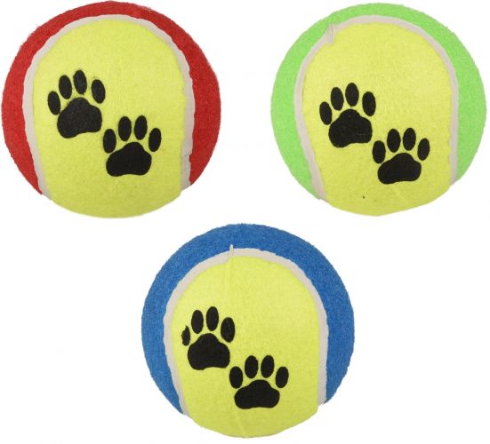 Παιχνίδι σκύλου Flamingo - τενίς μπάλα με πατούσες  1 db