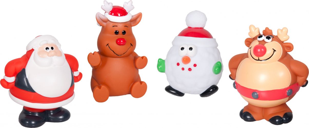 Flamingo χριστουγεννιάτικο παιχνίδι σκύλου - βινυλικές φιγούρες  1 db